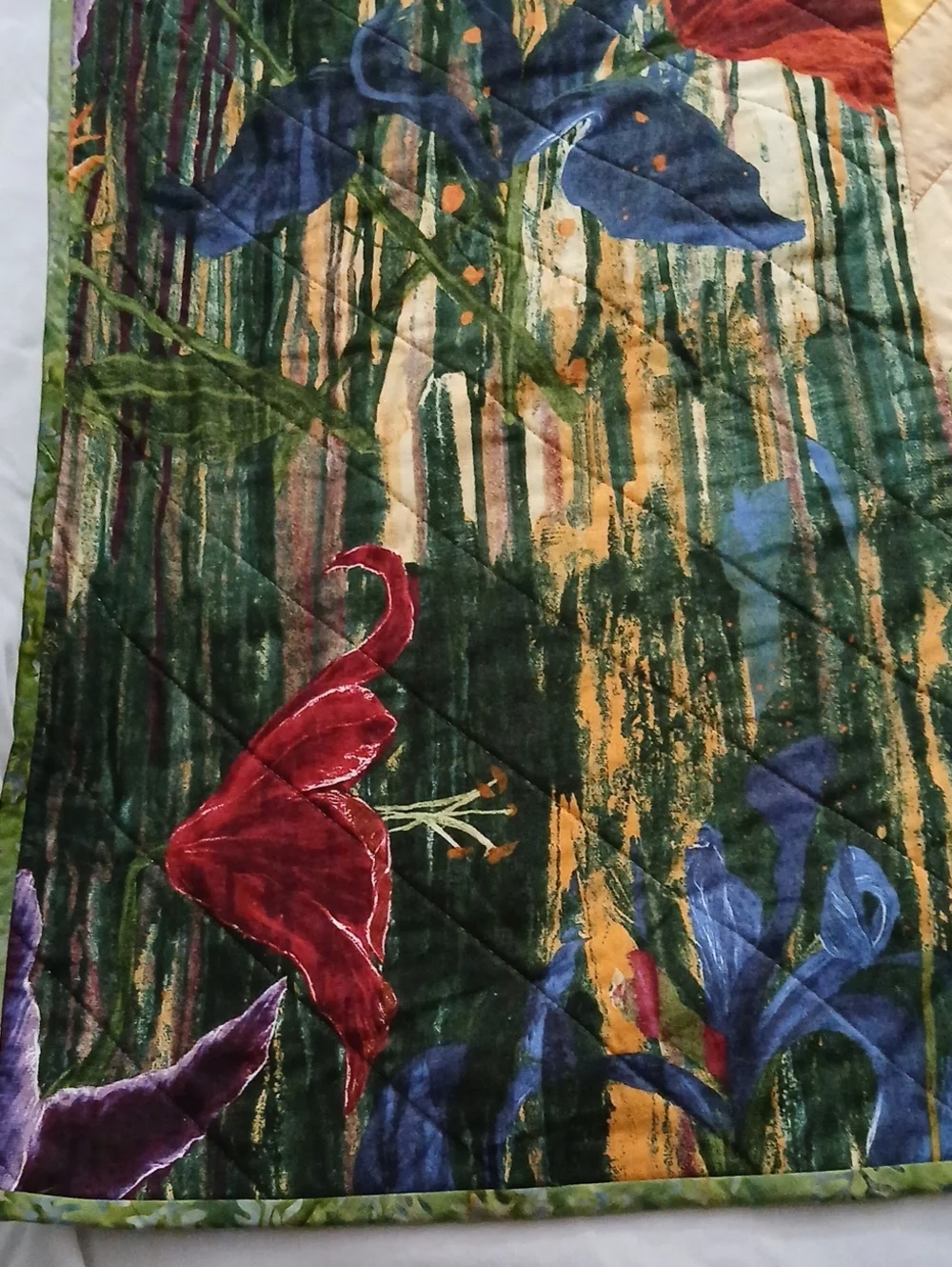 Handmade Floral Quilt